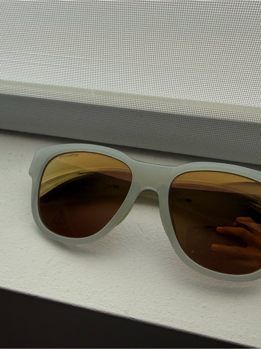 SMITH Women’s Sunglasses - Light Gray Frame, Brown Lenses